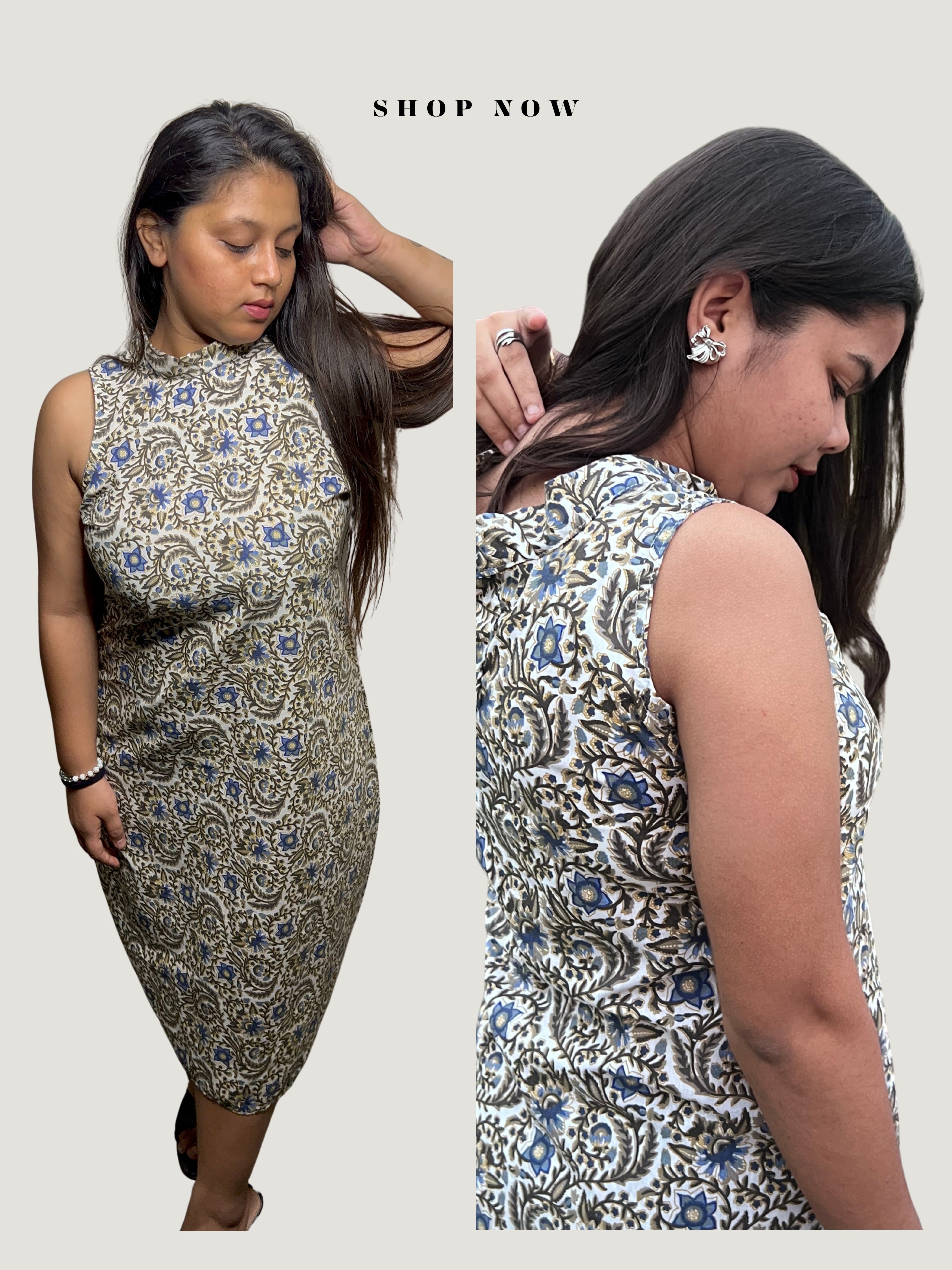Kalamkari A-line kurti